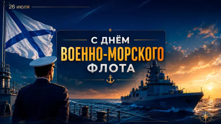Поздравление с Днём Военно-Морского Флота